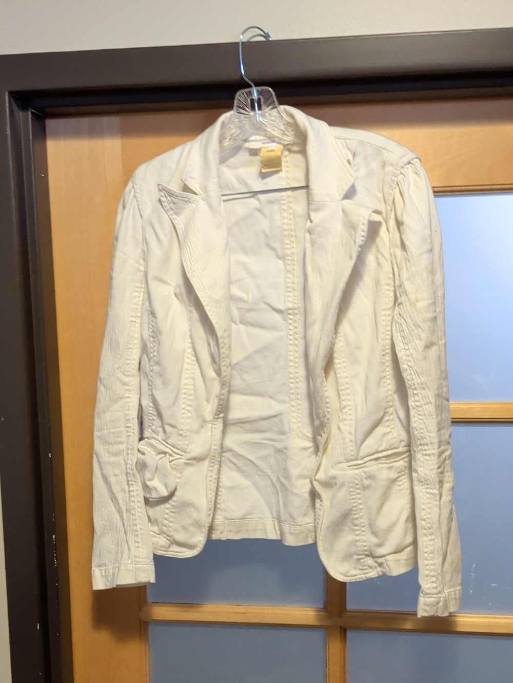 Vanessa Bruno White Tailored Cotton Blazer